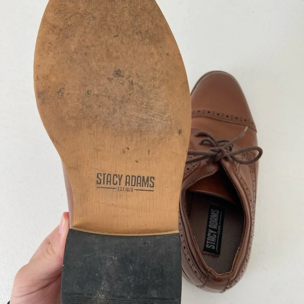 Stacy Adams boy’s Dickinson Oxford lace up shoes‎ — size 1